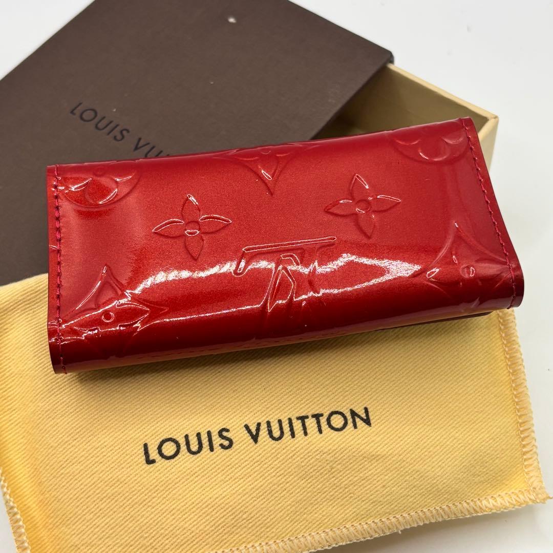 ルイヴィトン☆モノグラム ヴェルニ ミュルティクレ4 キーケース　美品