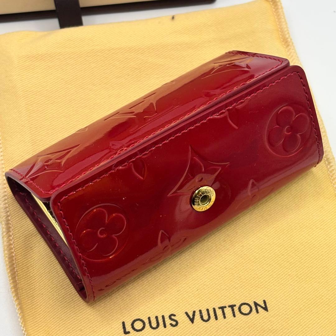 ルイヴィトン☆モノグラム ヴェルニ ミュルティクレ4 キーケース　美品