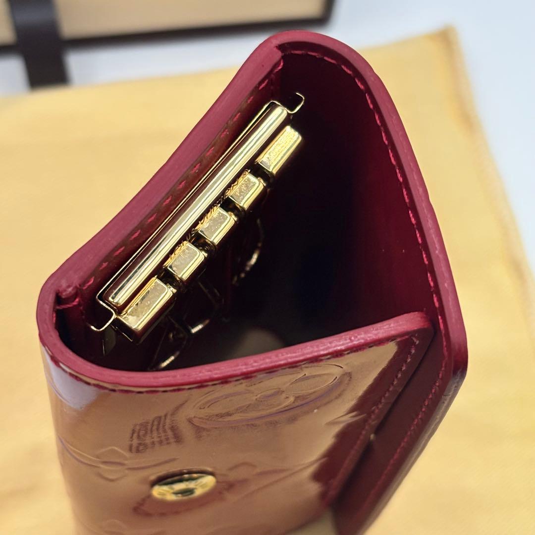 ルイヴィトン☆モノグラム ヴェルニ ミュルティクレ4 キーケース　美品