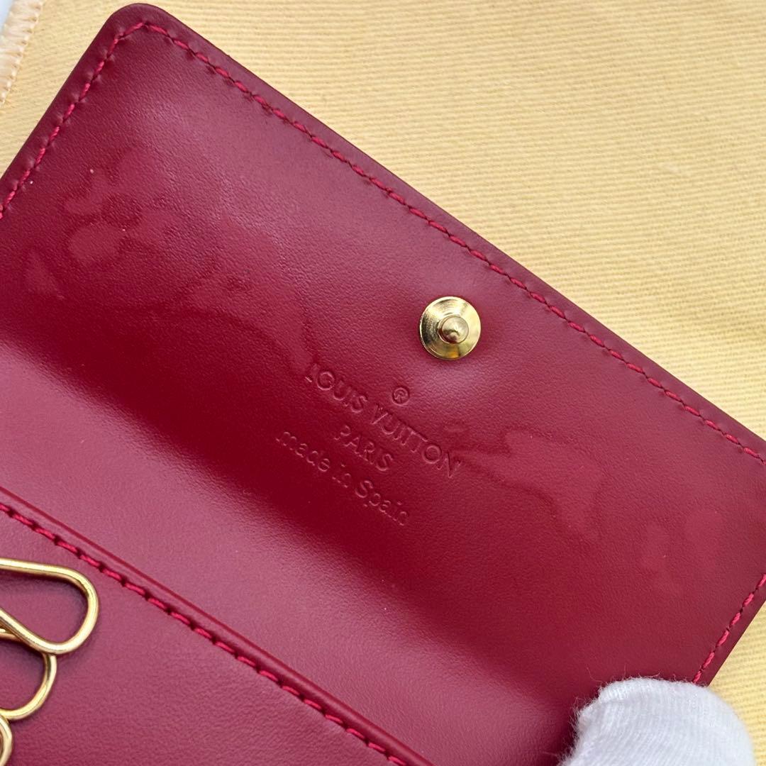 ルイヴィトン☆モノグラム ヴェルニ ミュルティクレ4 キーケース　美品