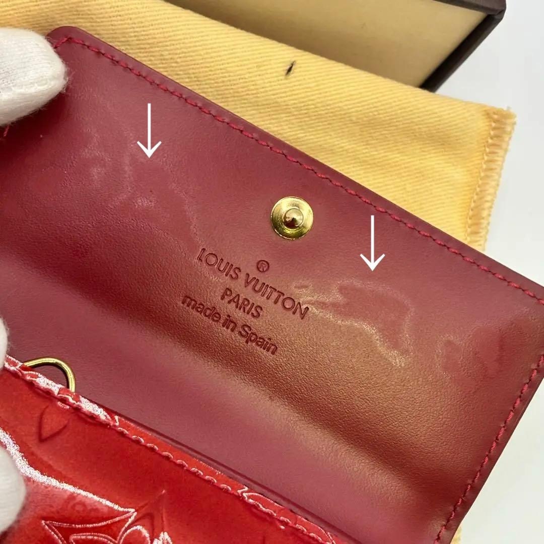 ルイヴィトン☆モノグラム ヴェルニ ミュルティクレ4 キーケース　美品