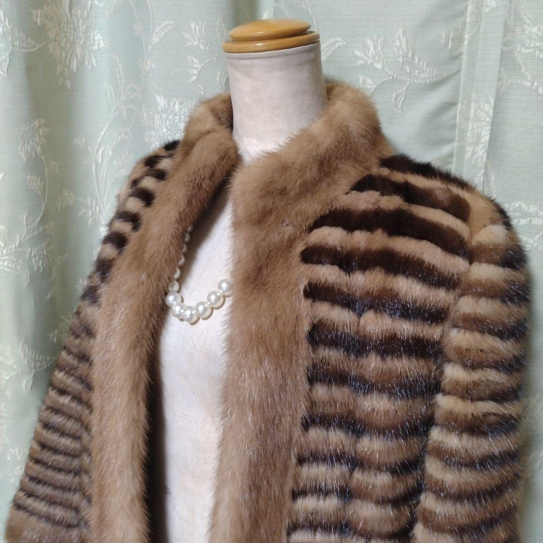 新品同様✩ミンク✩ファーコート✩柔らか✩ブラウン系