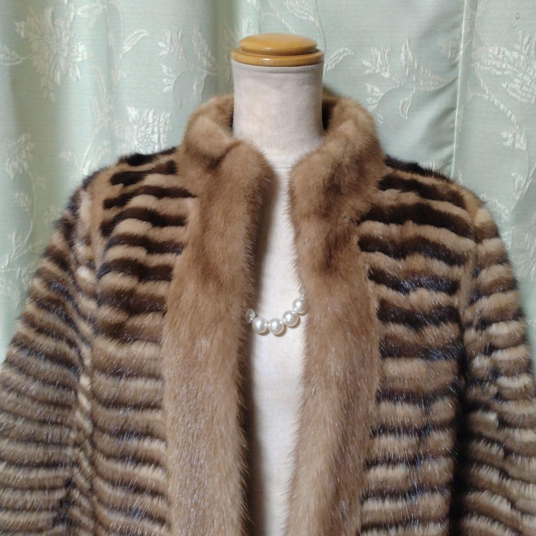 新品同様✩ミンク✩ファーコート✩柔らか✩ブラウン系