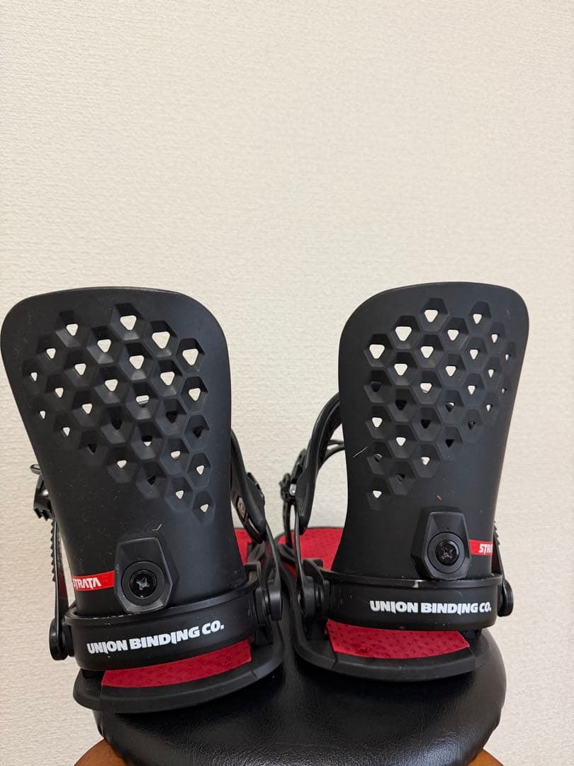 UNION STRATA ビンディング ブラック/レッド　Sサイズ