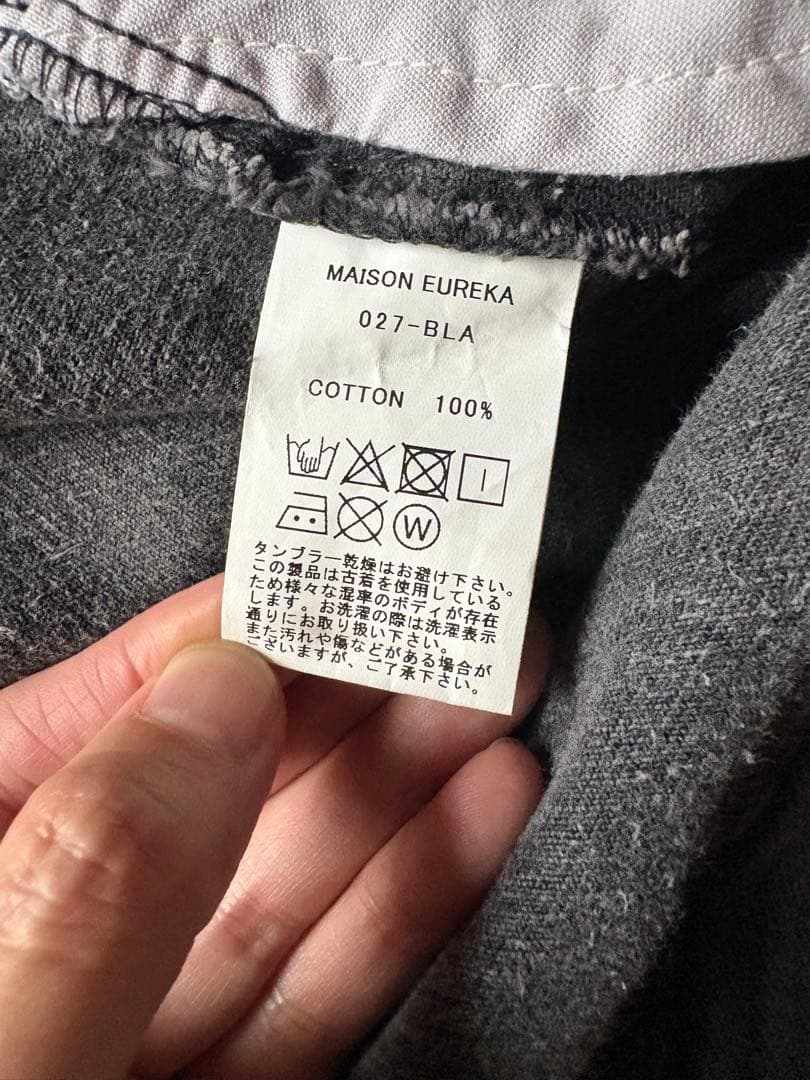 【MAISON EUREKA 】REWORK BIGGYSHORTS /ブラック