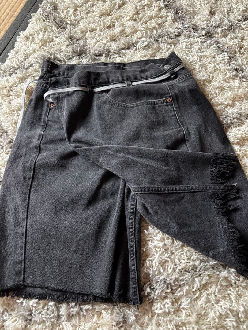 【MAISON EUREKA 】REWORK BIGGYSHORTS /ブラック