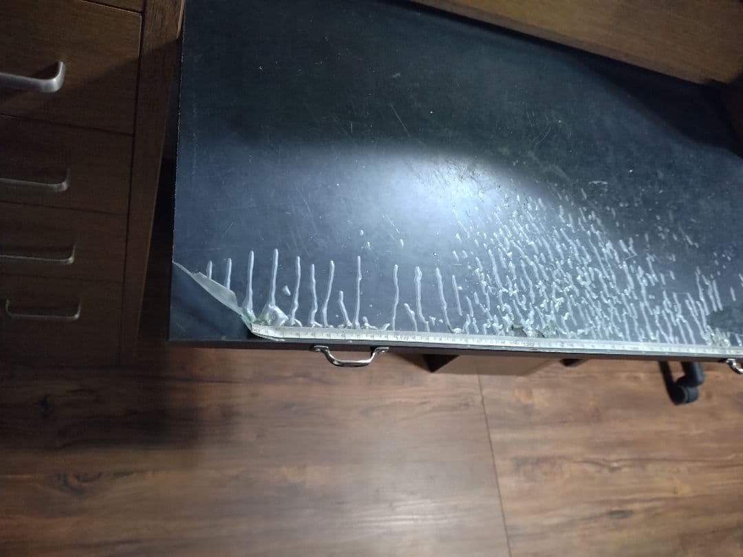 【じおばん】 スリーティー彫金デスク 両袖 ウォルナットカラー 彫金机