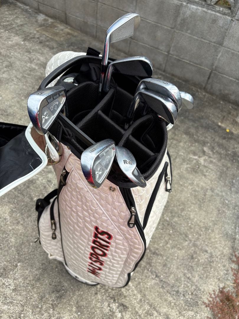 よしごんM・U SPORTS キャディバッグ ゴルフクラブセット 良品