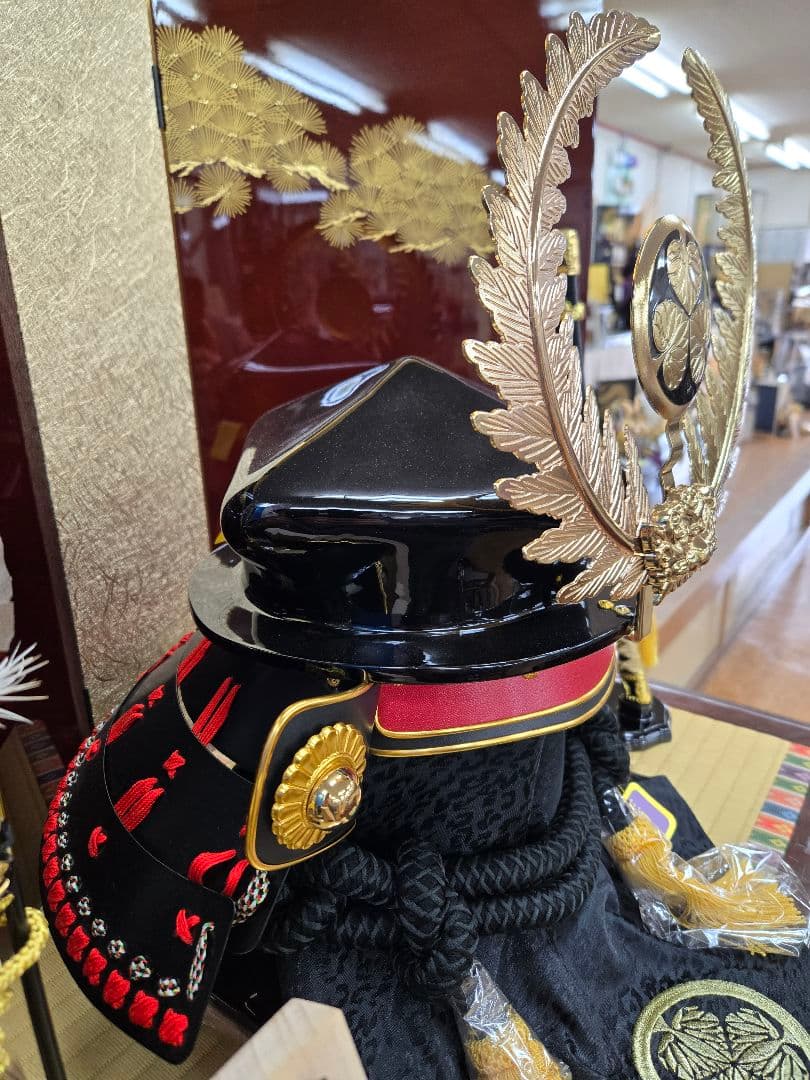雨宮様【専用】【展示品限り】五月人形　兜　徳川家康　収納飾り　子供着用可　S1