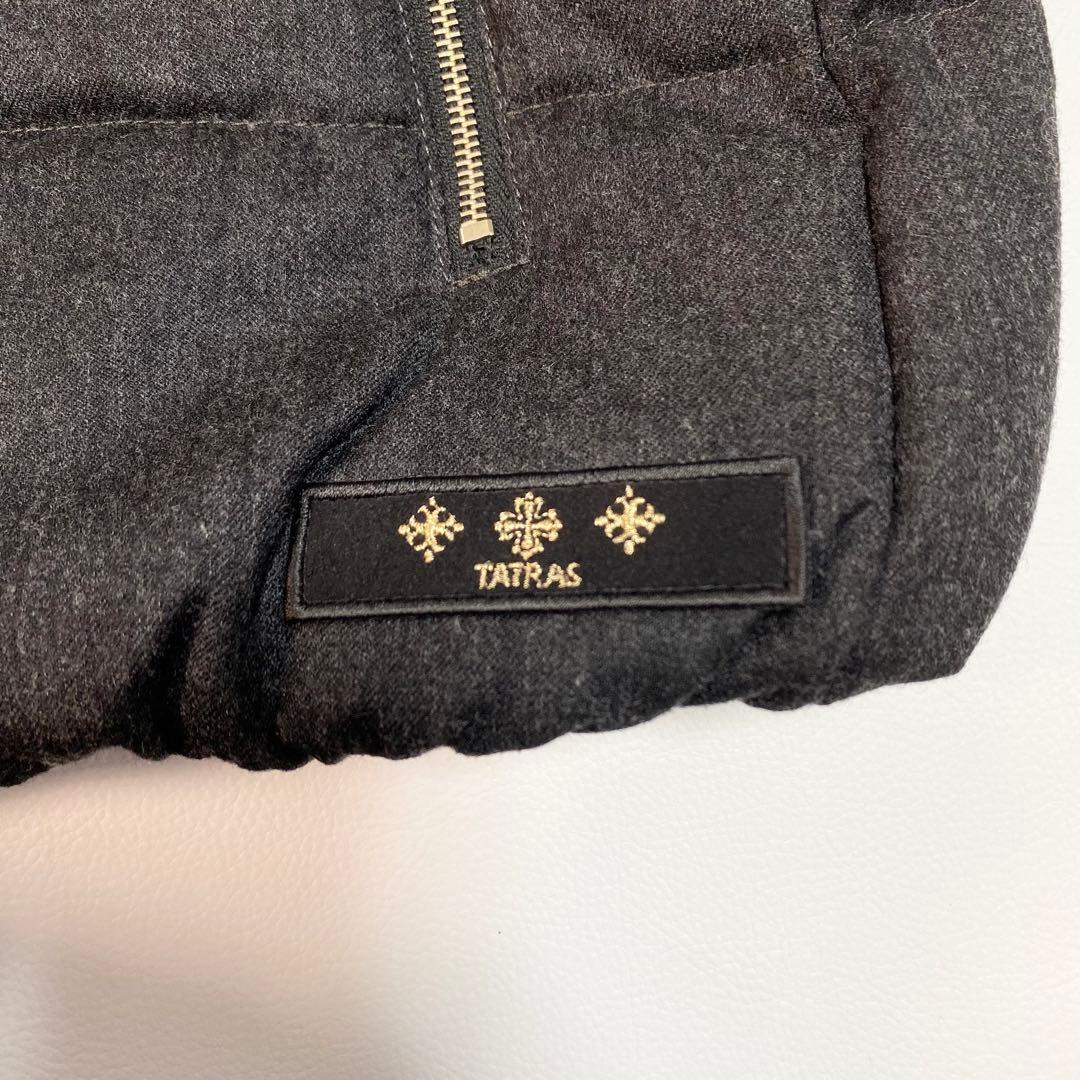 タトラス　 LUSERA ダウンベスト　ラクーンファー3way フード取り外し可