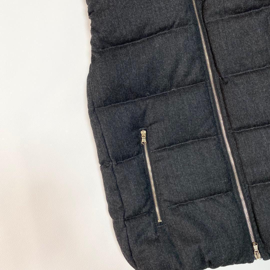 タトラス　 LUSERA ダウンベスト　ラクーンファー3way フード取り外し可