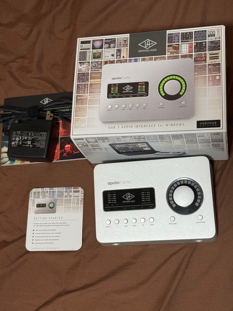 Apollo Solo USB 3.0 オーディオインターフェイス