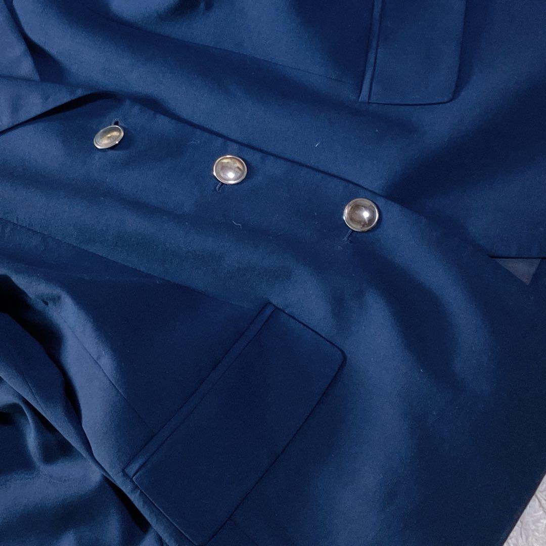 グッチ イタリア製 紺ブレ メリノウール100% テーラードジャケット ネイビー