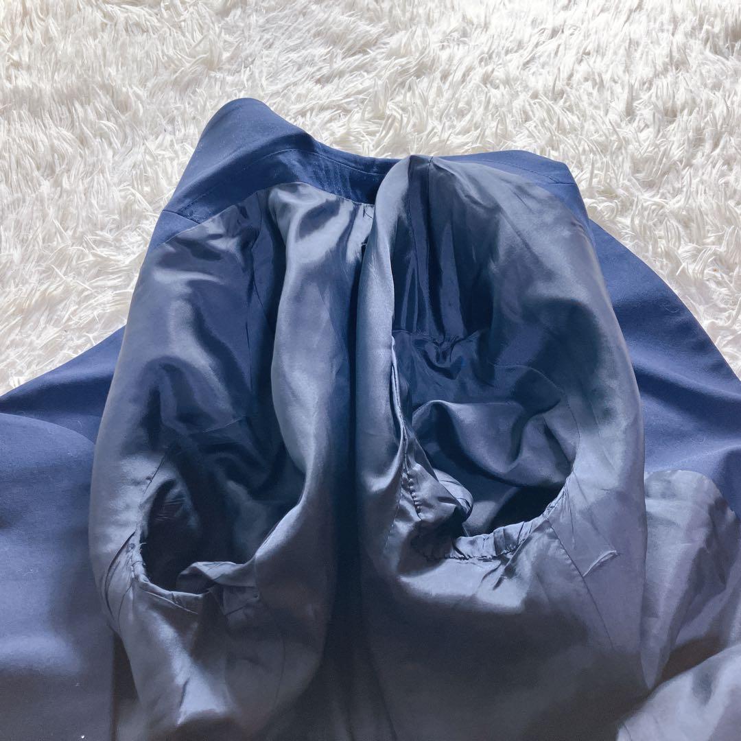 グッチ イタリア製 紺ブレ メリノウール100% テーラードジャケット ネイビー