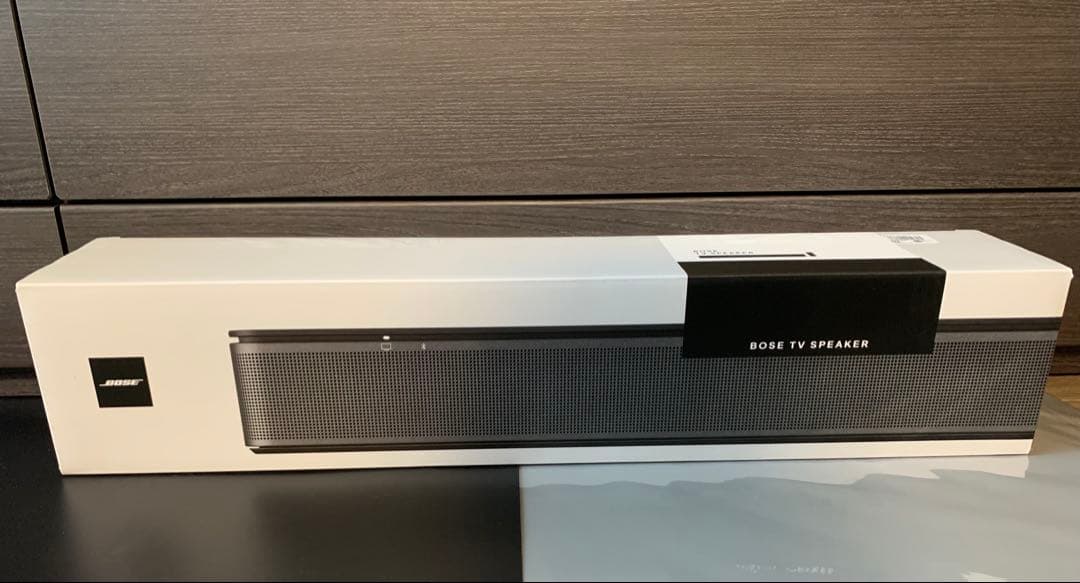【新品】BOSE TV SPEAKER サウンドバー ブラック