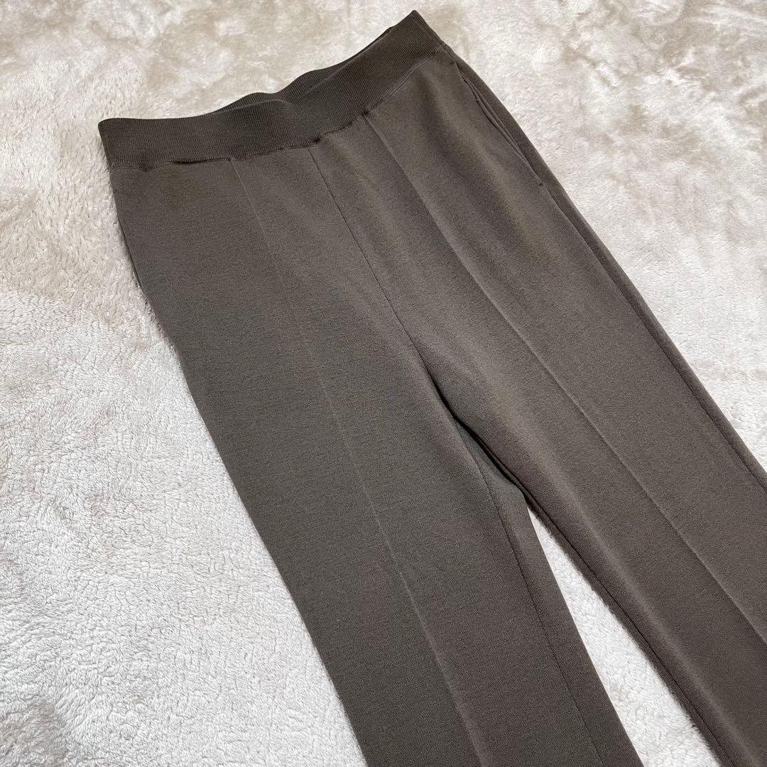 Akityatho　　 refined パンツ　ニットパンツ　グレー　38