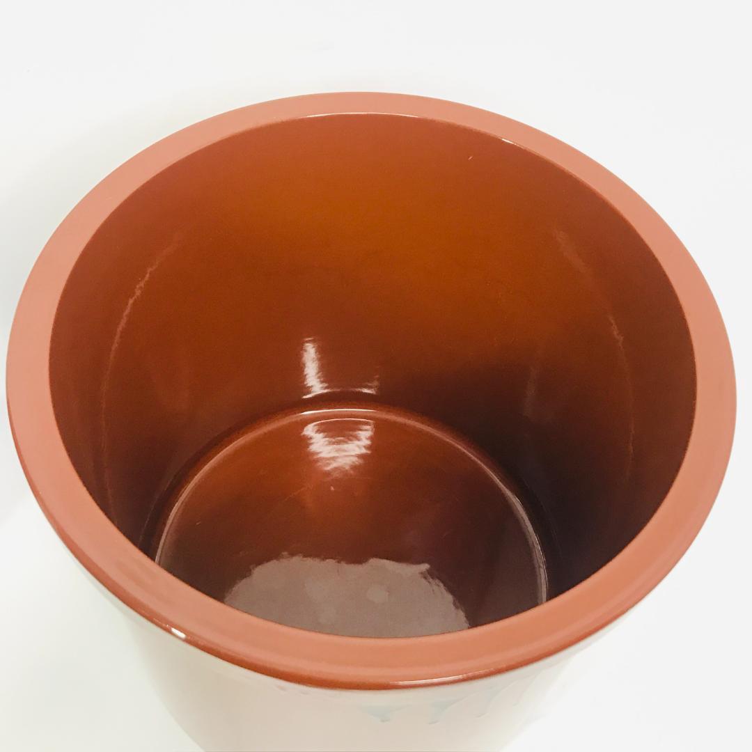 【匿名配送、送料無料】 常滑焼　久松窯　オトシ蓋（重石）付　切立8号