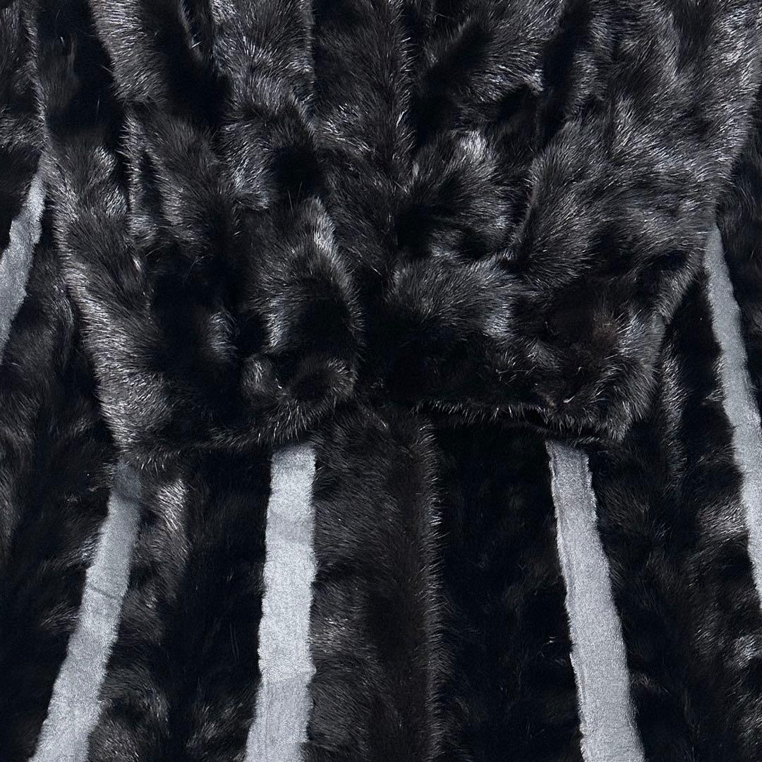 SAGAMINK サガミンク 銀サガ jindo ショールカラー ミンク コート