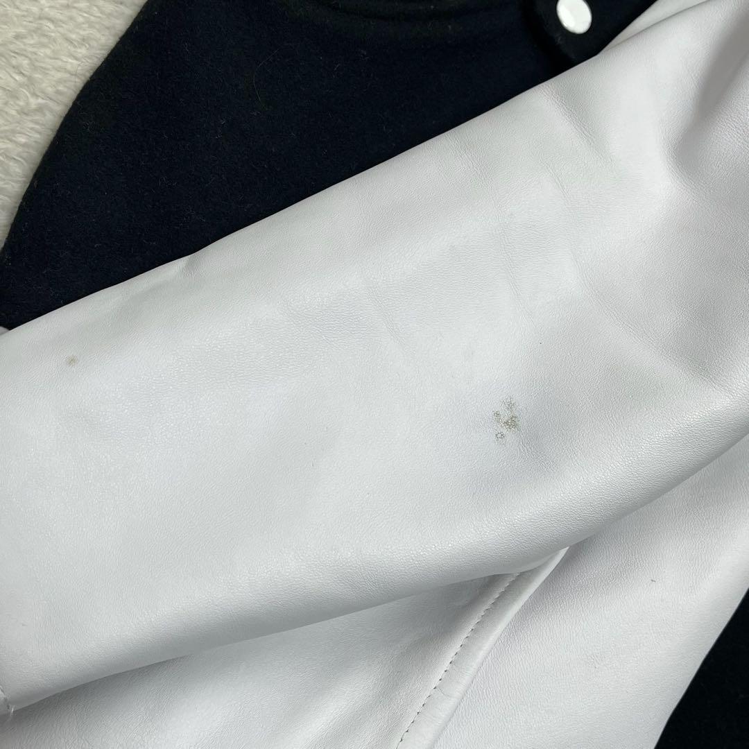 Rudies ルーディーズ　スタジャン　モノトーン　レザー　ウール