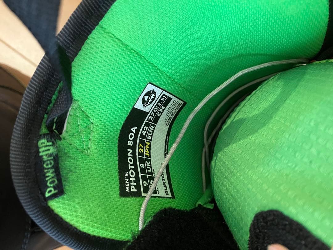 IMPRINT 3 スノーボードブーツ 黒/緑　バートン