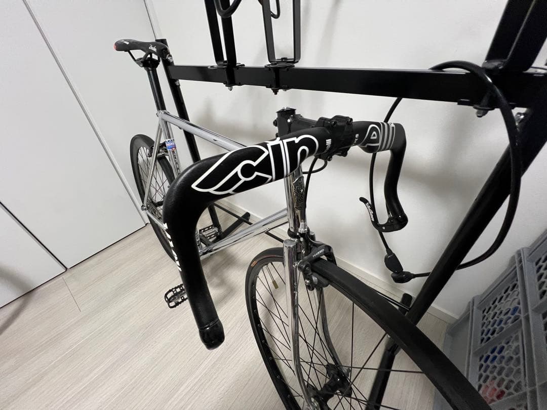 クロモリ　mashカスタム　スティールエラ完成車