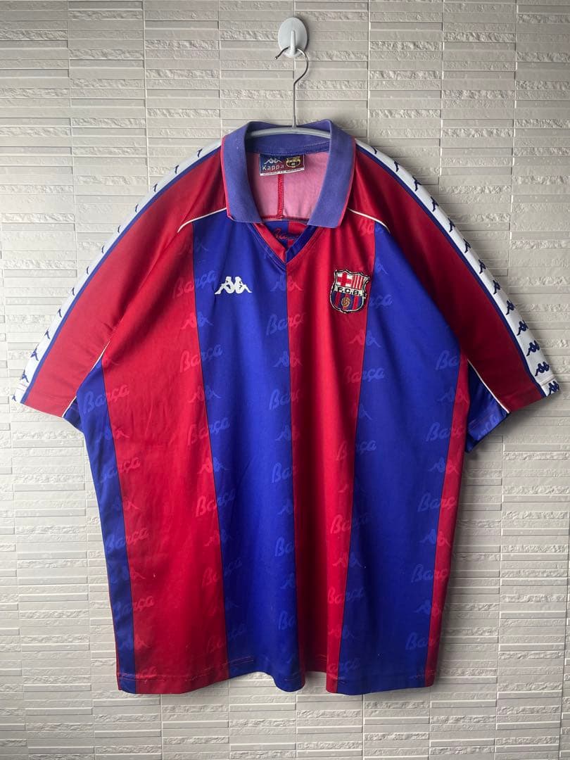 90s kappa バルセロナFC ヴィンテージ ユニフォーム ゲームシャツ