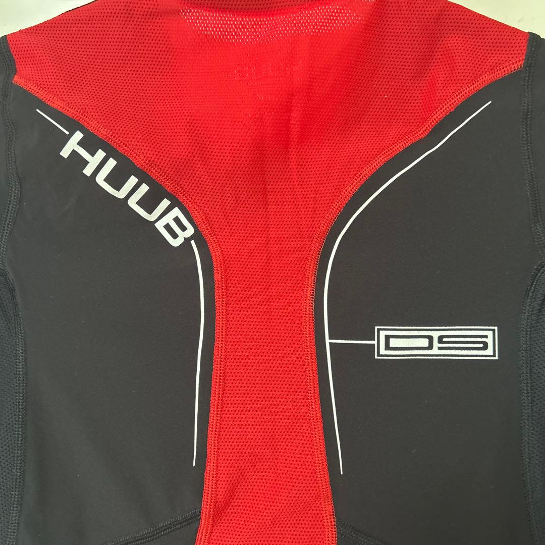 HUUB トライアスロンウェア 半袖 ブラック/レッド