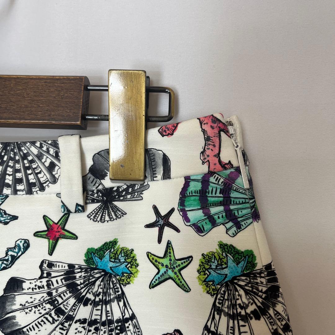 エミリオプッチ シェル 貝殻 総柄 ショート パンツ　38