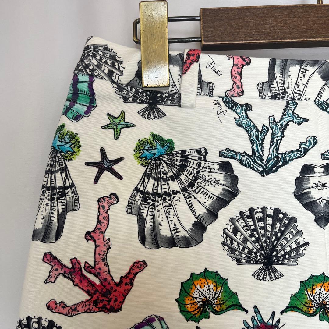 エミリオプッチ シェル 貝殻 総柄 ショート パンツ　38