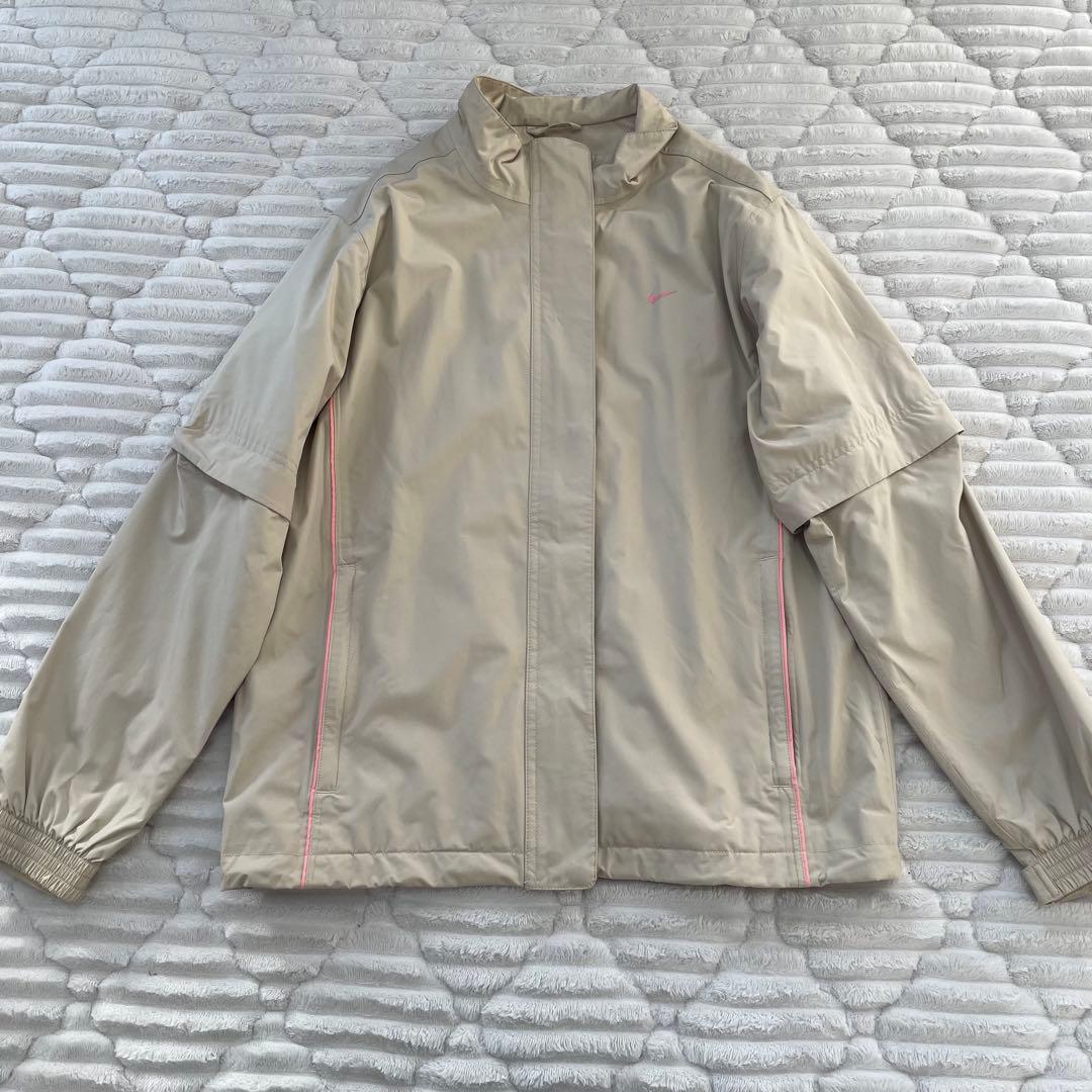 NIKE GOLFレディース ナイロンジャケット　レインウェア2way上下セット