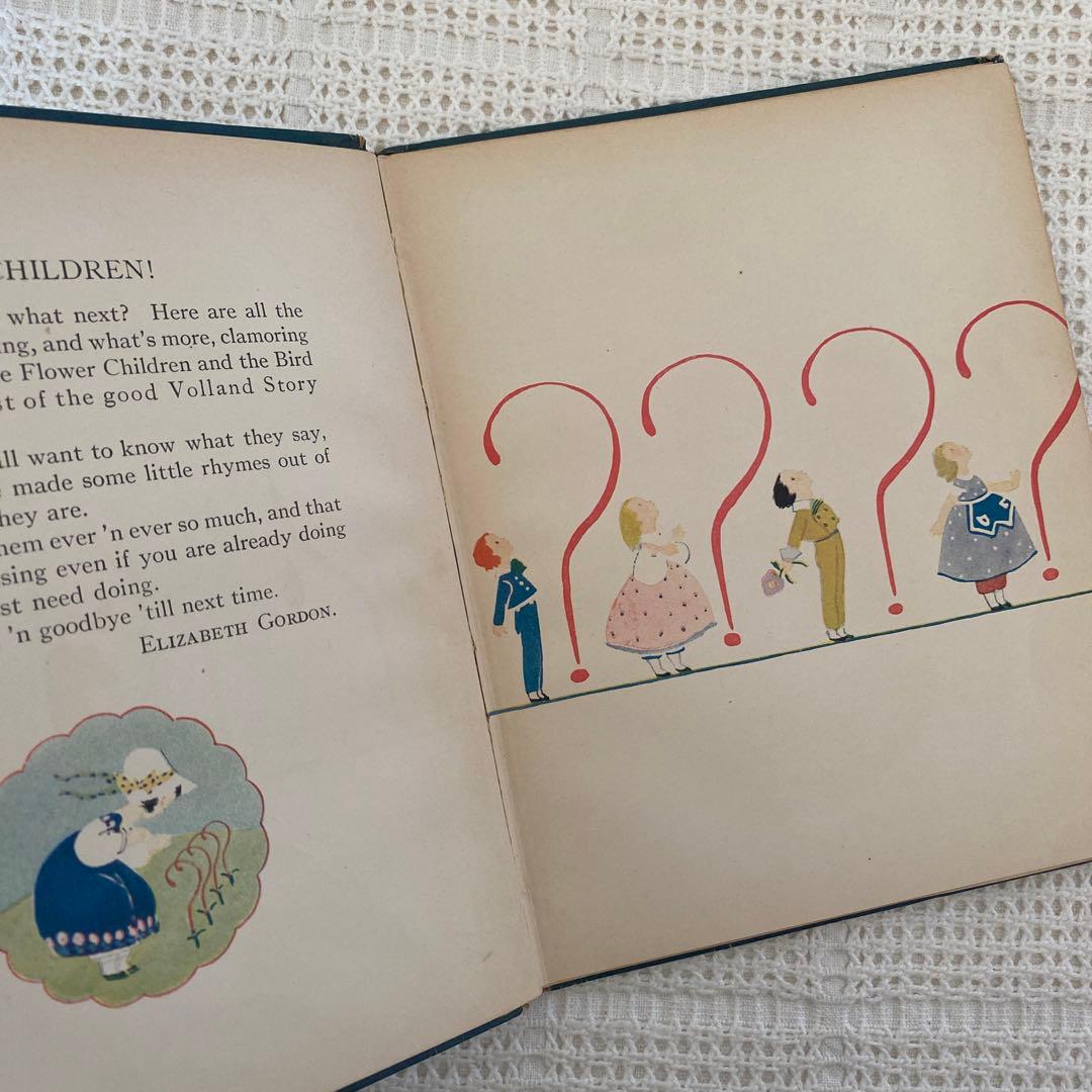 【希少】1924年 アメリカの可愛い絵本 エリザベスゴードン ビスクドール