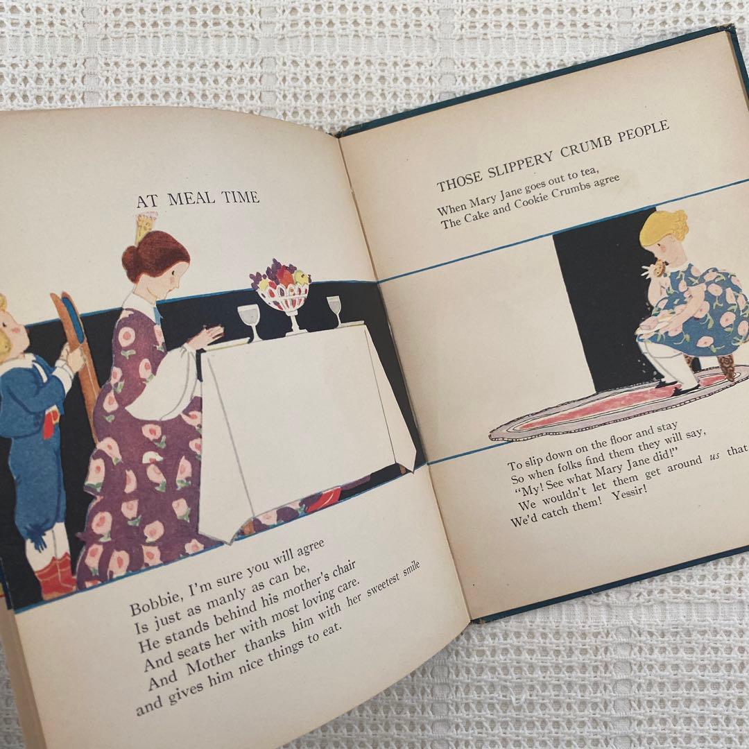 【希少】1924年 アメリカの可愛い絵本 エリザベスゴードン ビスクドール