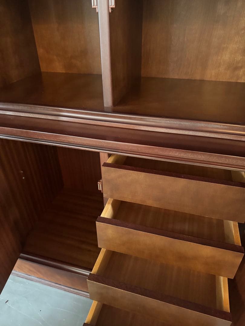 高級木製本棚　飾り棚 アンティーク　ヴィンテージ