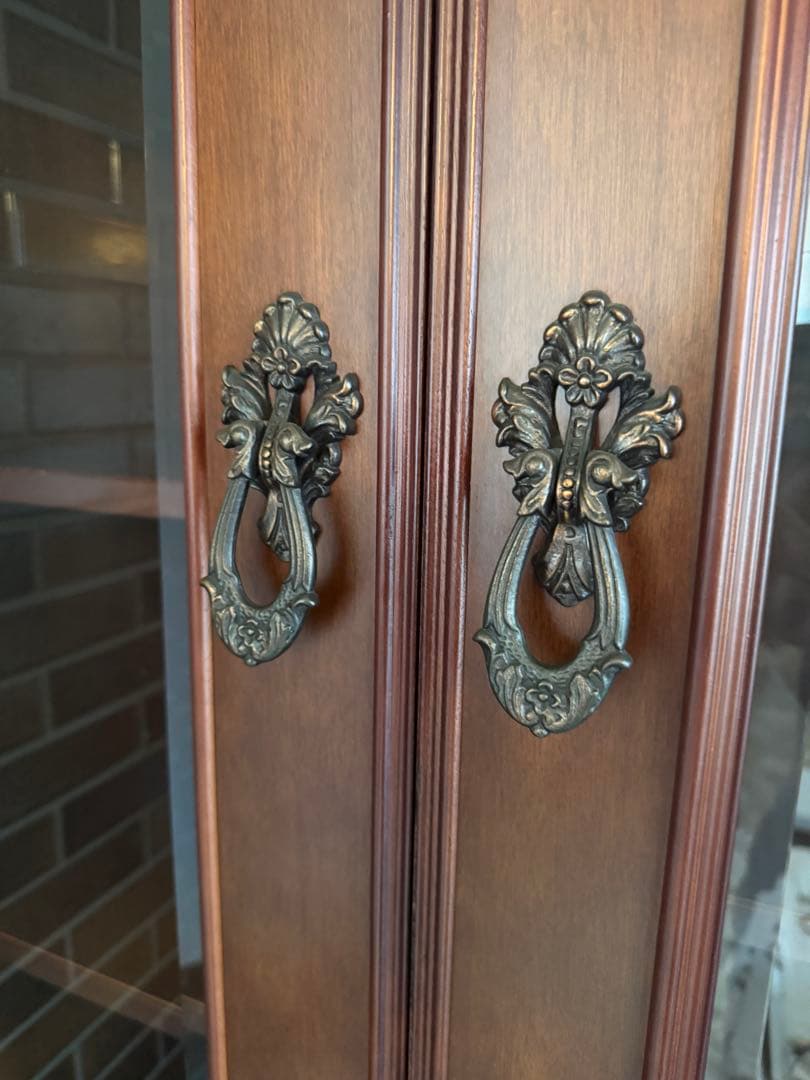 高級木製本棚　飾り棚 アンティーク　ヴィンテージ