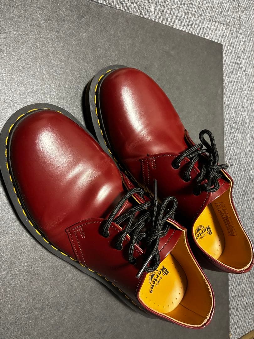Dr. Martens 1461 CHERRY RED UK7 箱ありタグあり