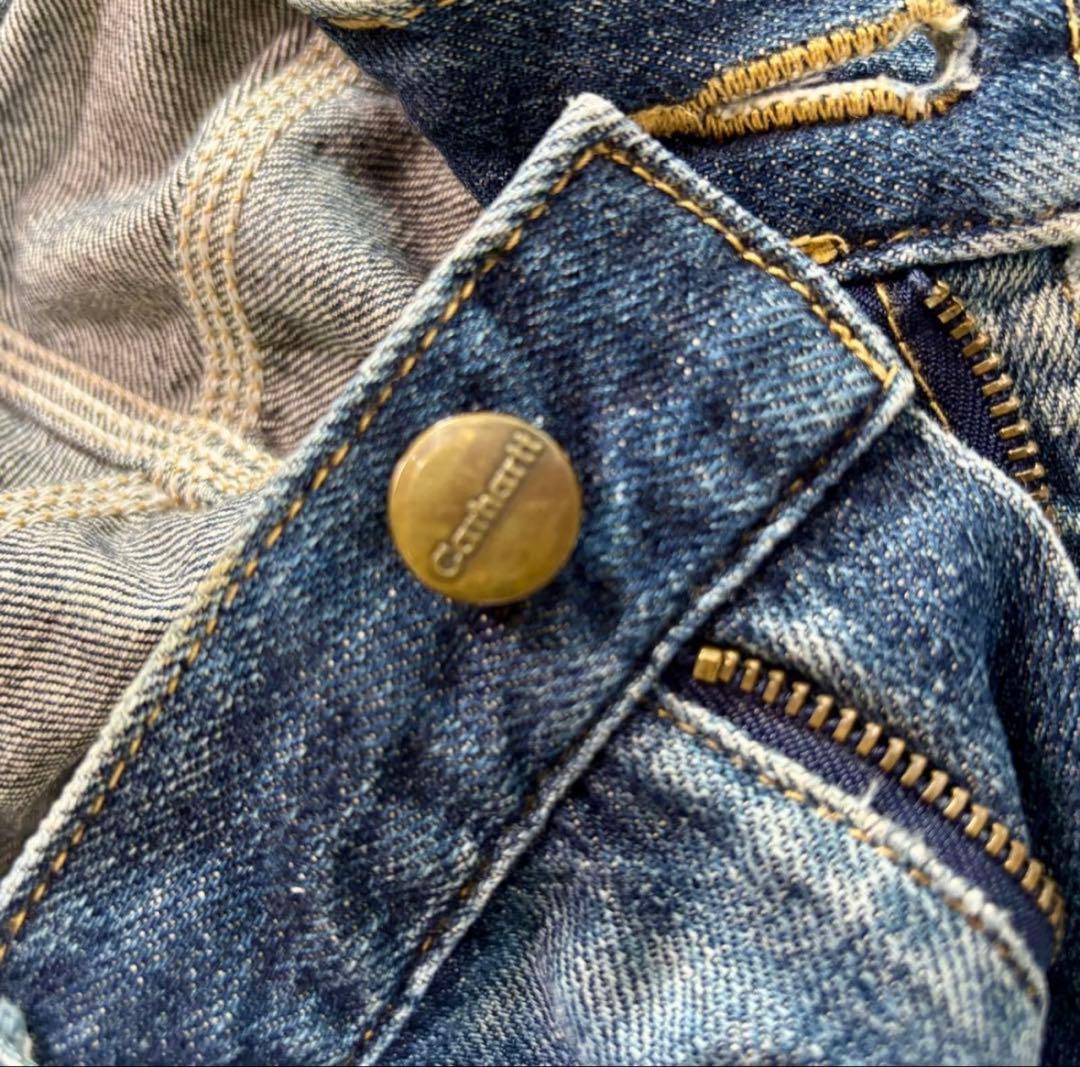 【雰囲気抜群】カーハート Carhartt デニムペインターパンツ 実寸W32