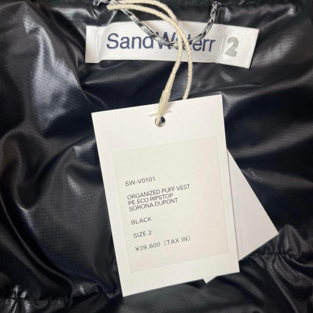 新品 SandWaterr オーガナイズドパフベスト 黒2 ジャケット