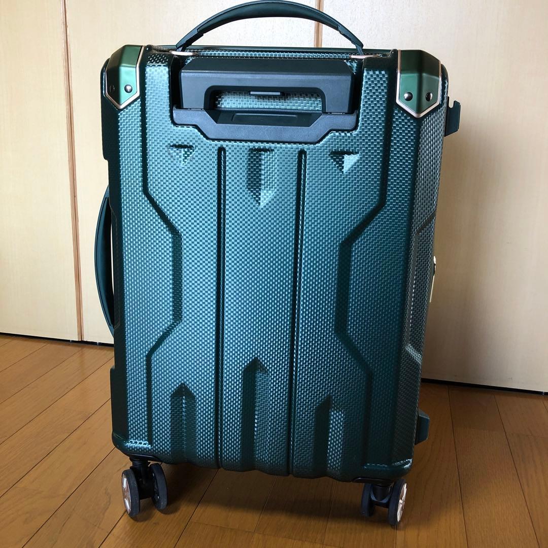 こ*ろ様 ダークグリーン 中型キャリーケース TSAロック付き