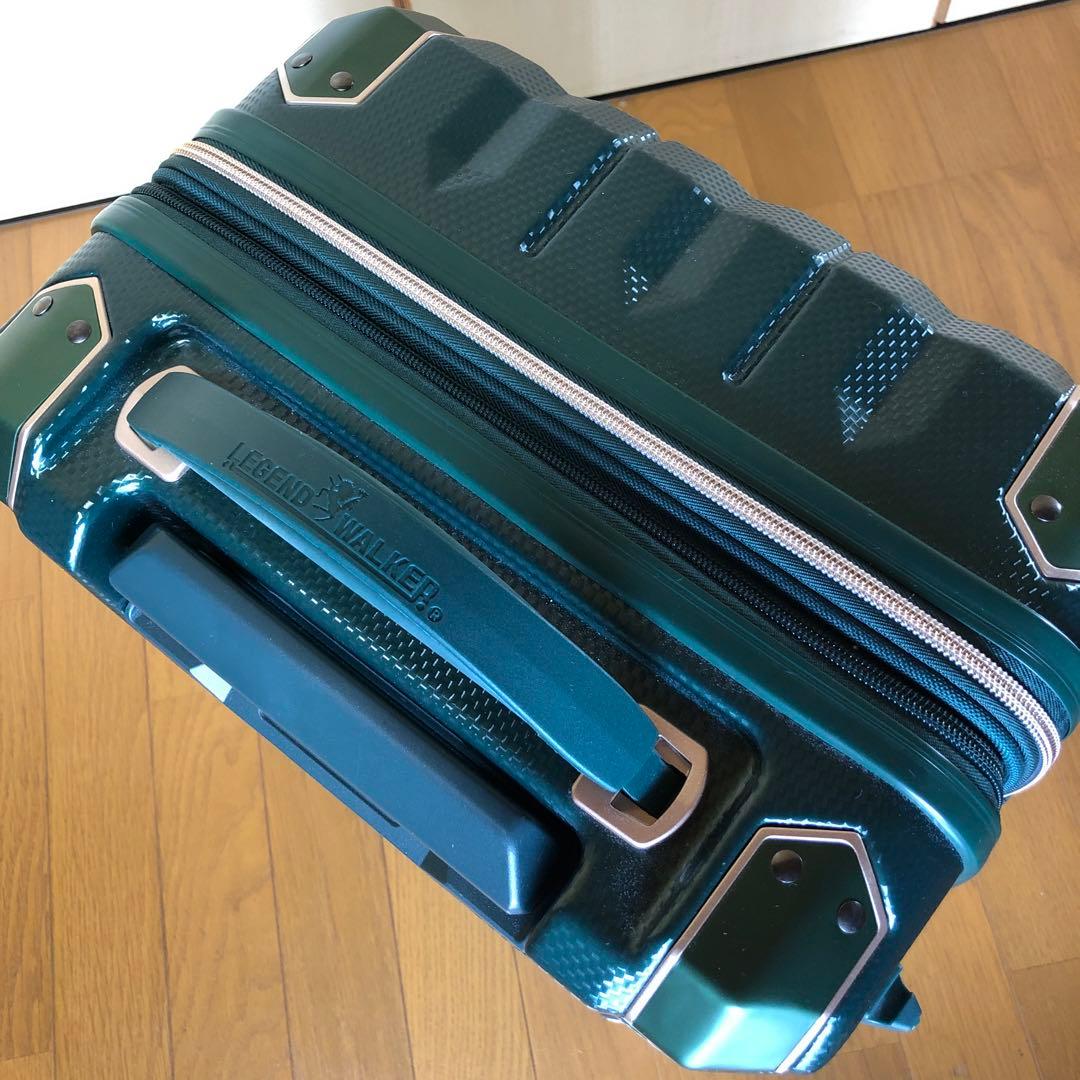 こ*ろ様 ダークグリーン 中型キャリーケース TSAロック付き