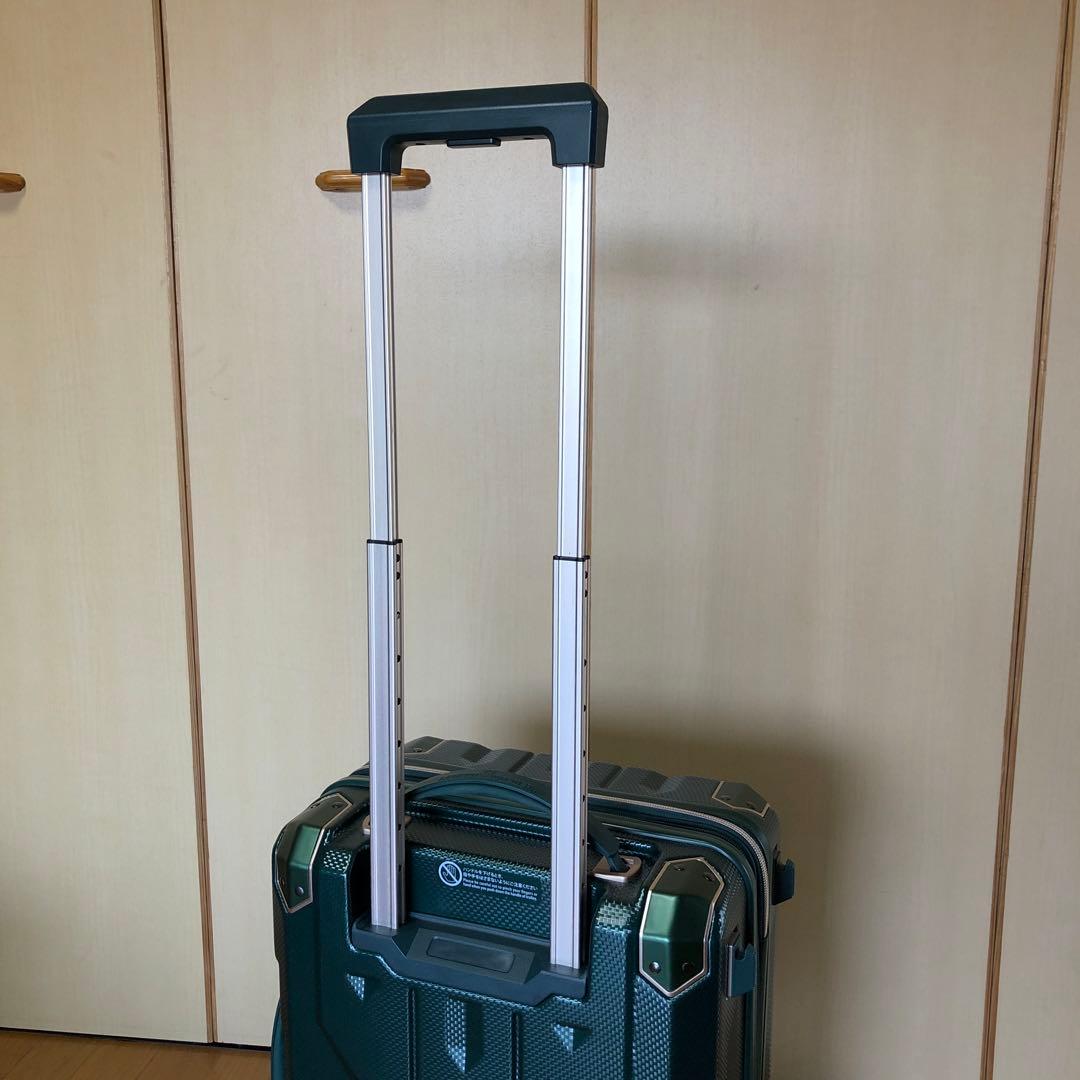 こ*ろ様 ダークグリーン 中型キャリーケース TSAロック付き