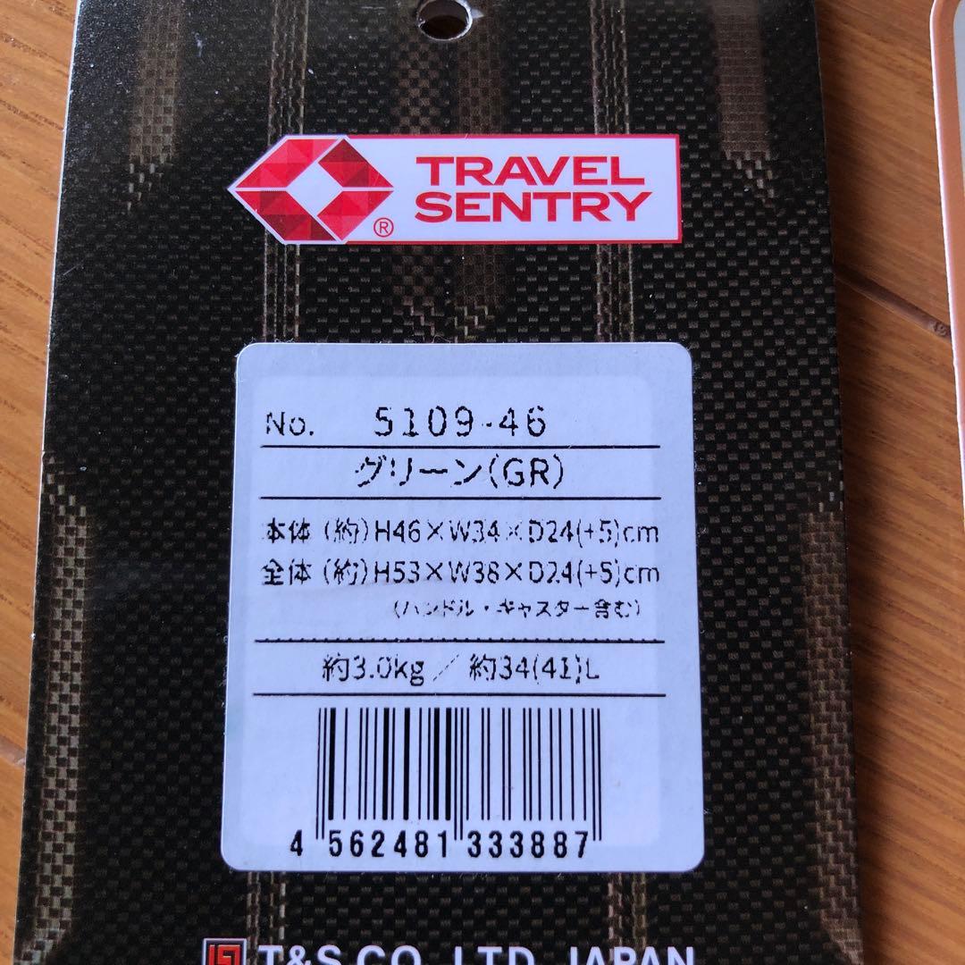 こ*ろ様 ダークグリーン 中型キャリーケース TSAロック付き