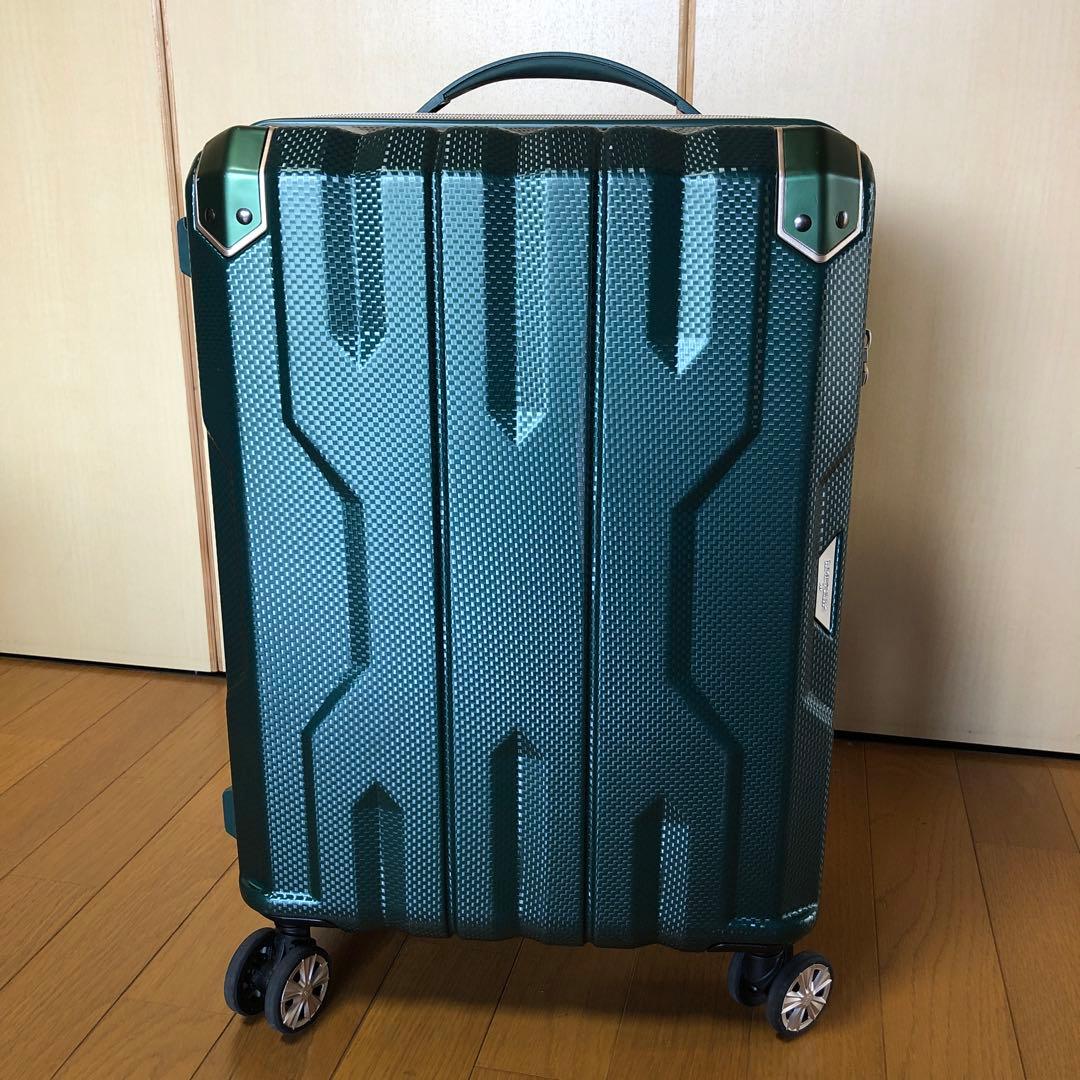 こ*ろ様 ダークグリーン 中型キャリーケース TSAロック付き