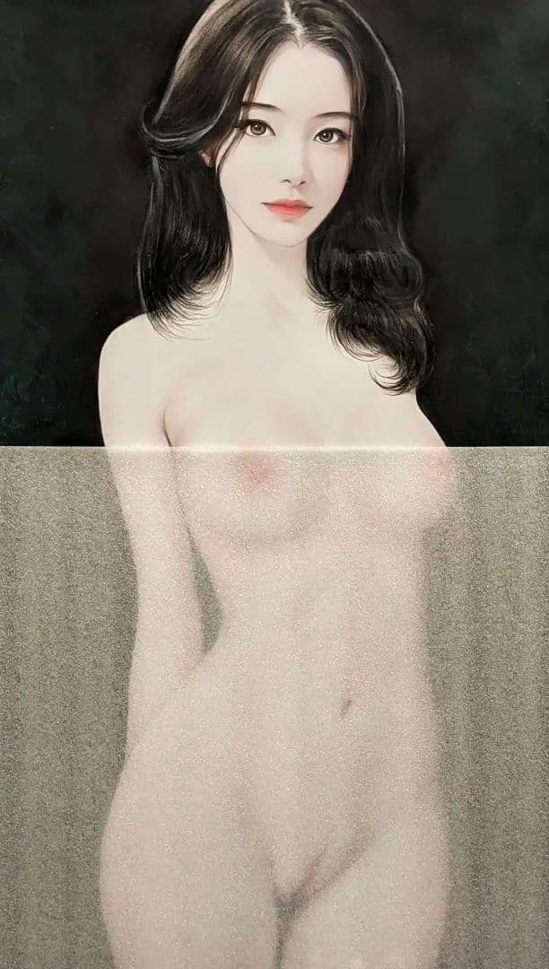 美人画『三白眼の妖艶美女❤️』 A3 特大サイズ