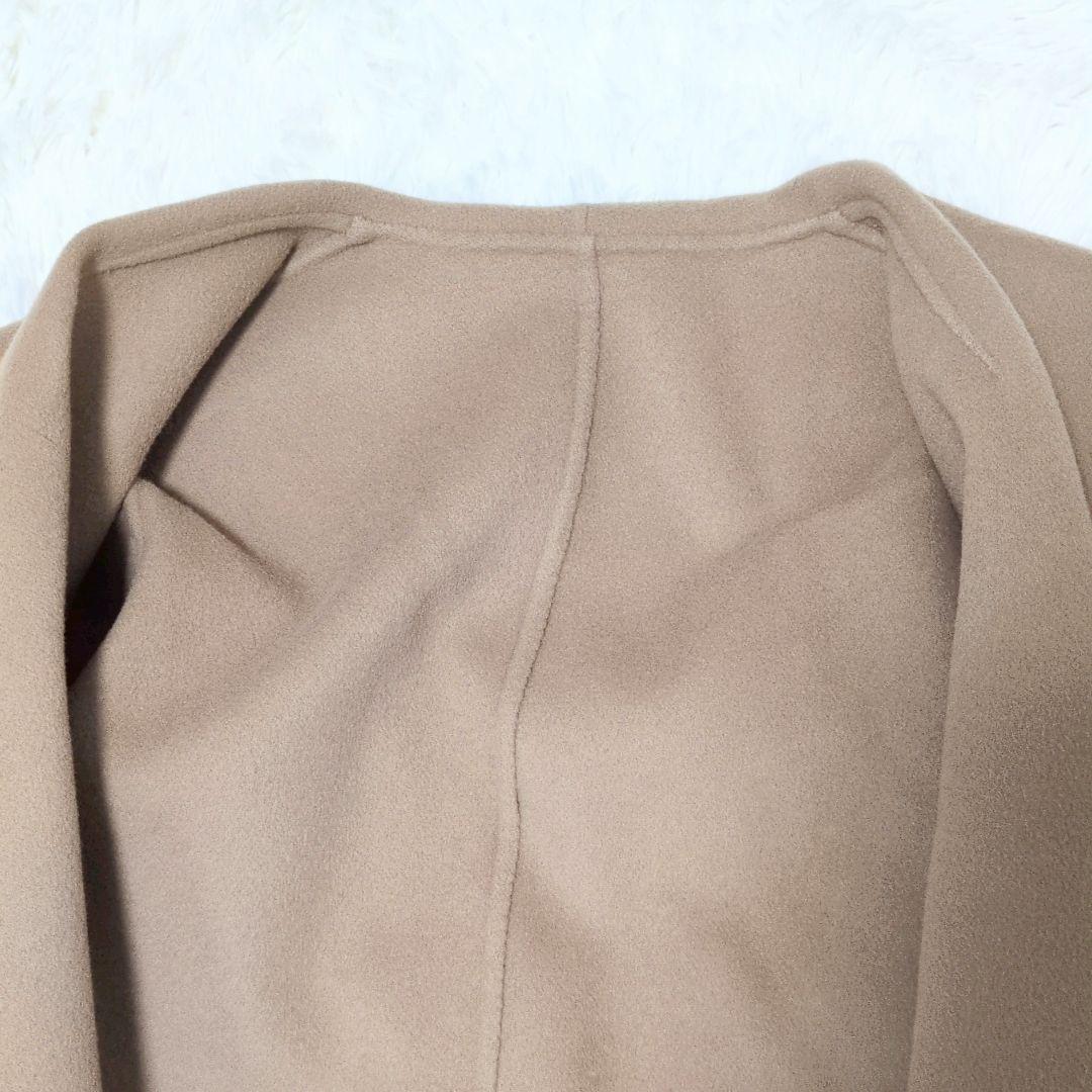 【トリリンガル】エストネーション ウールビーバーガウンコート ベルト付き