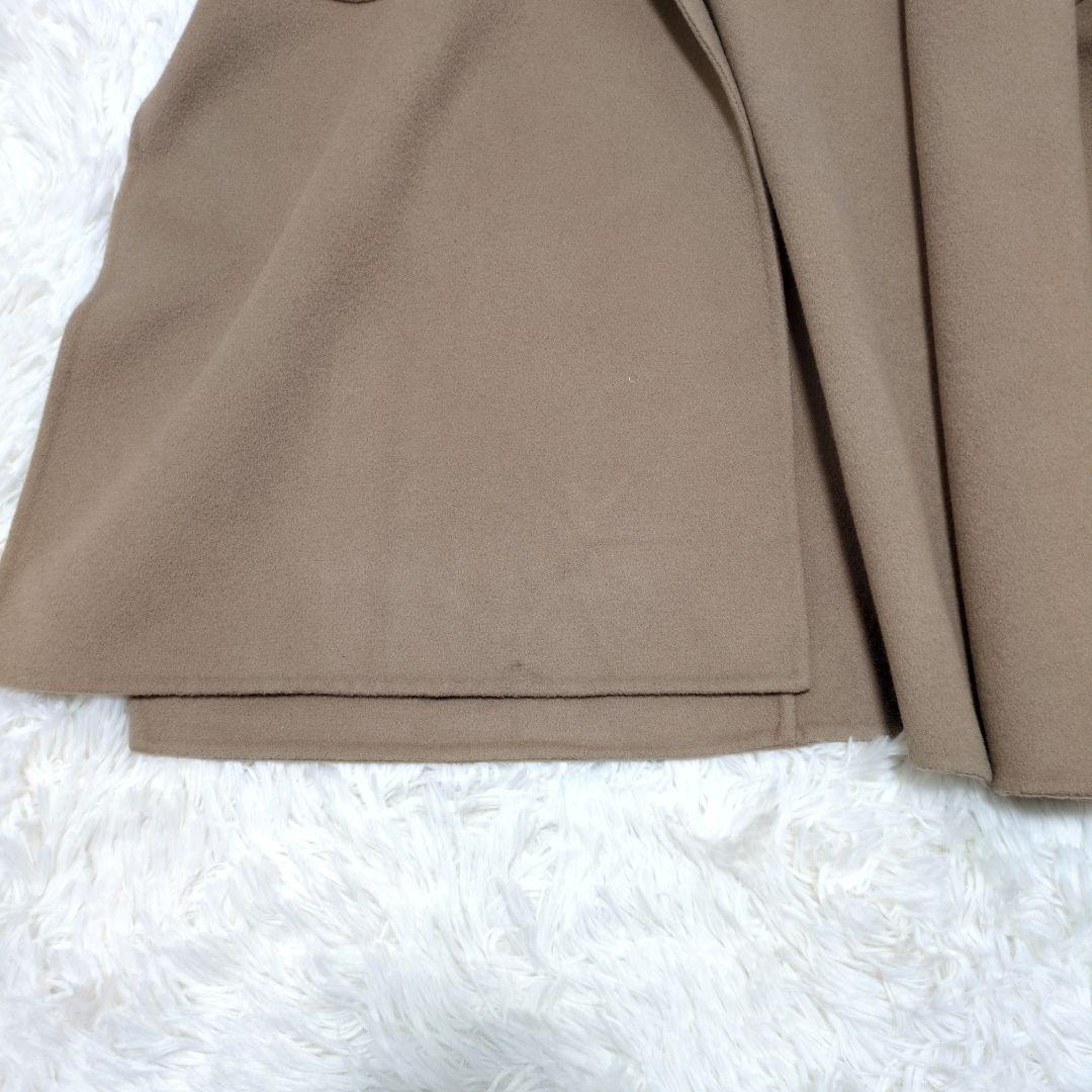 【トリリンガル】エストネーション ウールビーバーガウンコート ベルト付き