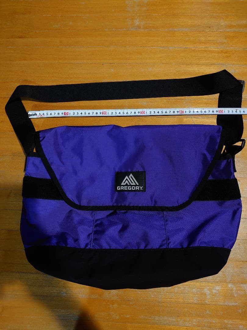 GREGORY メッセンジャーバッグ 紫/黒 約50cm