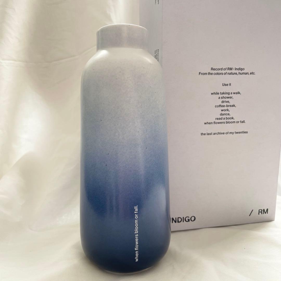 RM ナムジュン　インディゴ　フラワーベース　VASE