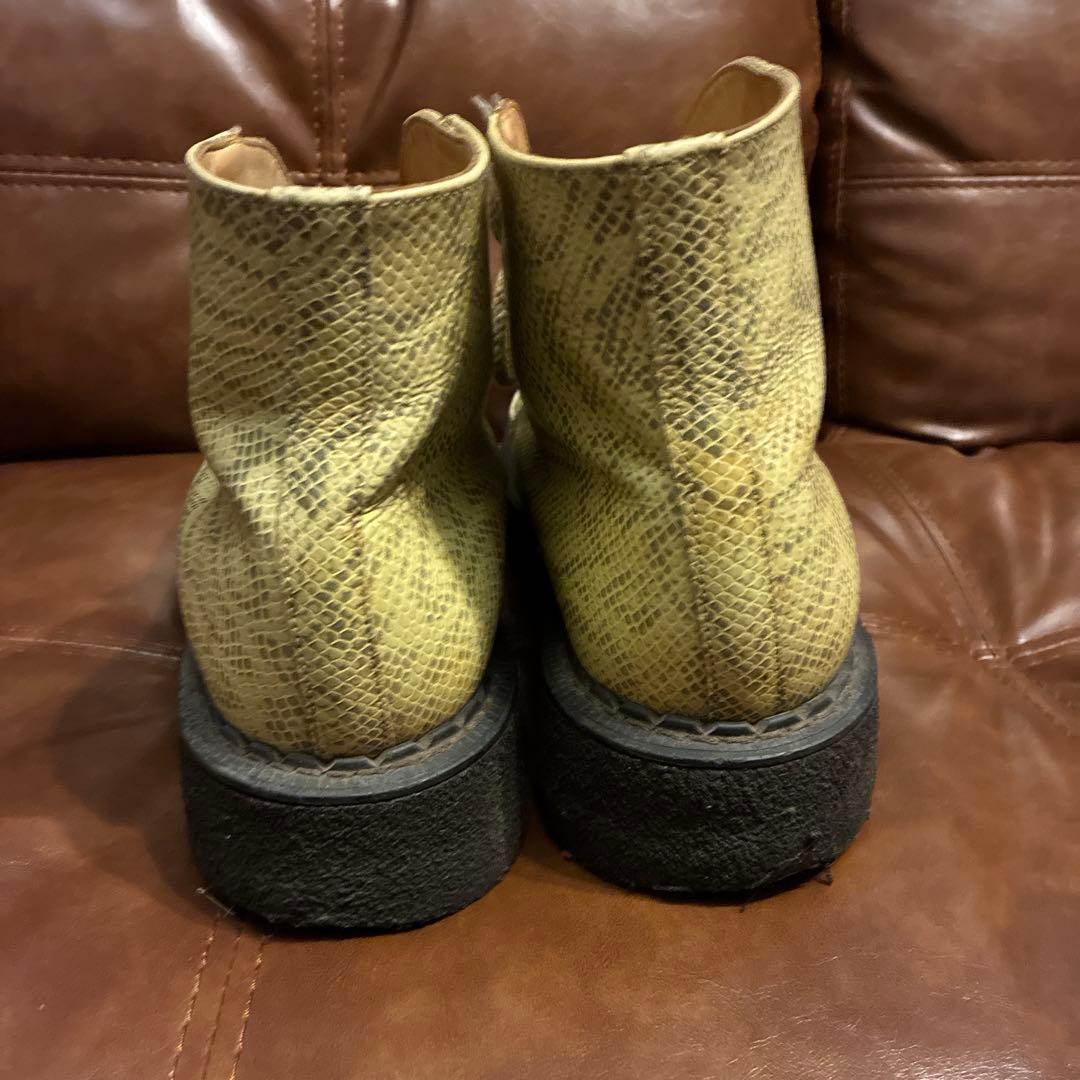 smoky doggy希少ECOXラバーソールパイソン蛇柄UK9