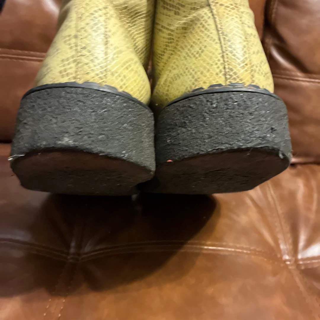 smoky doggy希少ECOXラバーソールパイソン蛇柄UK9