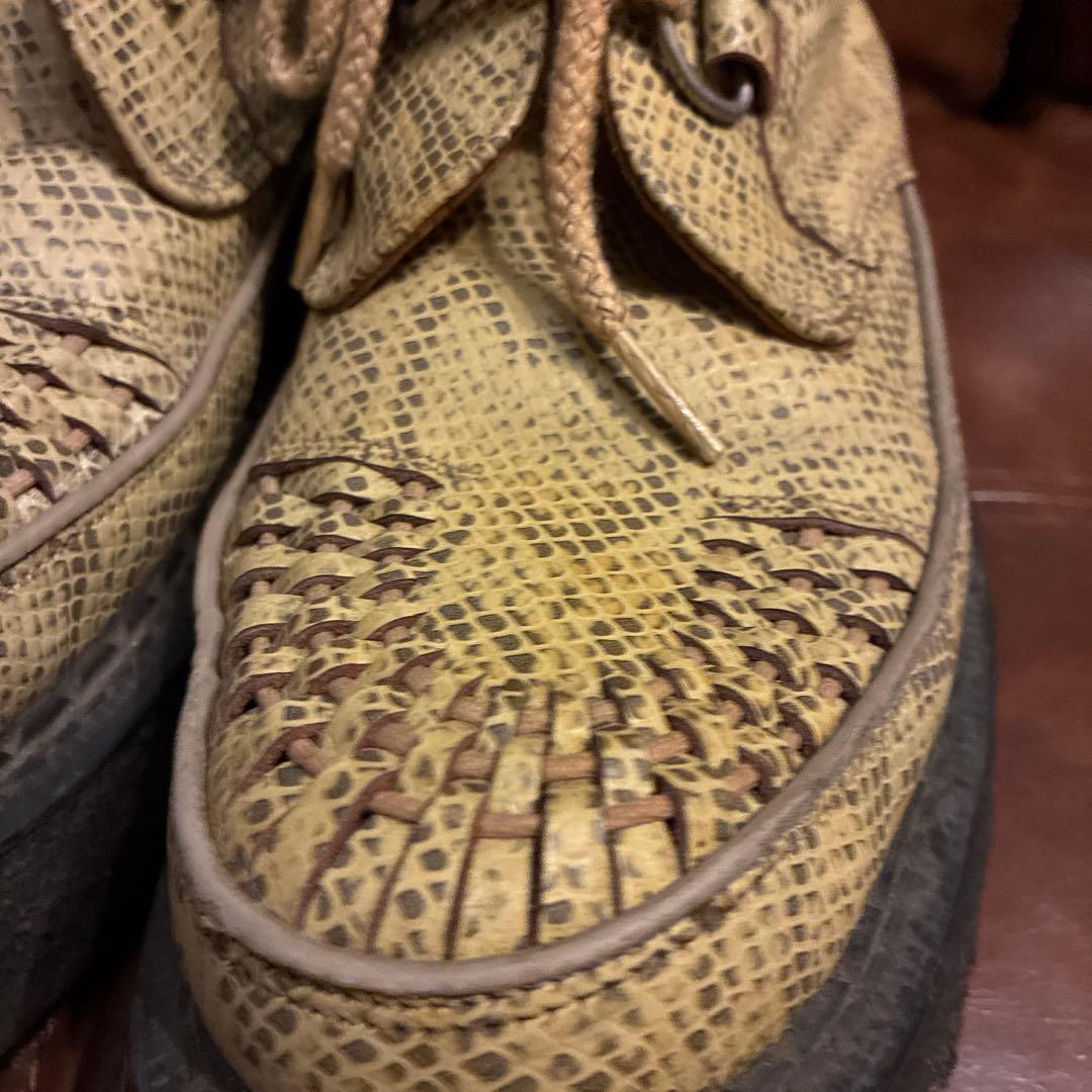 smoky doggy希少ECOXラバーソールパイソン蛇柄UK9
